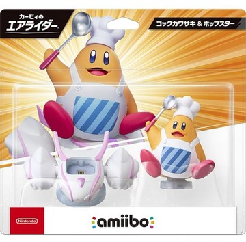 任天堂 amiibo 公仔 廚師川崎 & 跳躍之星  卡比的馭天飛行者系列  (預購9/3)