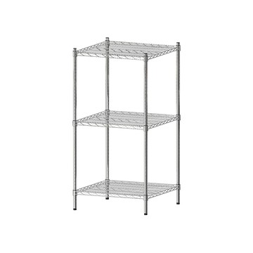 dayneeds 荷重型 60x60x120cm 三層電鍍(鎖管)波浪鐵架