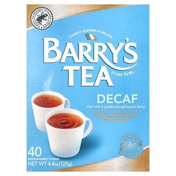 Barry's Tea, 脫因混合物，40 茶包，4.4 盎司（125 克）