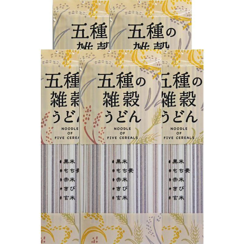 CEREALS NOODLE 雑穀物語 国産 五穀 岡山 乾麺 五種の雑穀うどん (5袋 10人前)