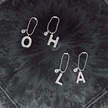 【MISIA】吊飾掛件-不鏽鋼氣球字母 balloon 手機吊飾 包包吊飾 客製化 胖乎乎字母