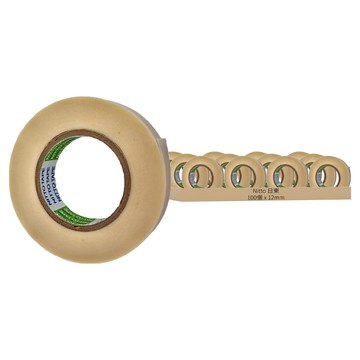 Nitto 日東 日本和紙膠帶 12mm 100個  米黃色  1組