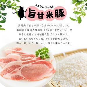 ふるさと納税 旨甘米豚 詰め合せ(ロース・ももスライス・切り落とし各) 　　　計1.2kg 栃木県真岡市