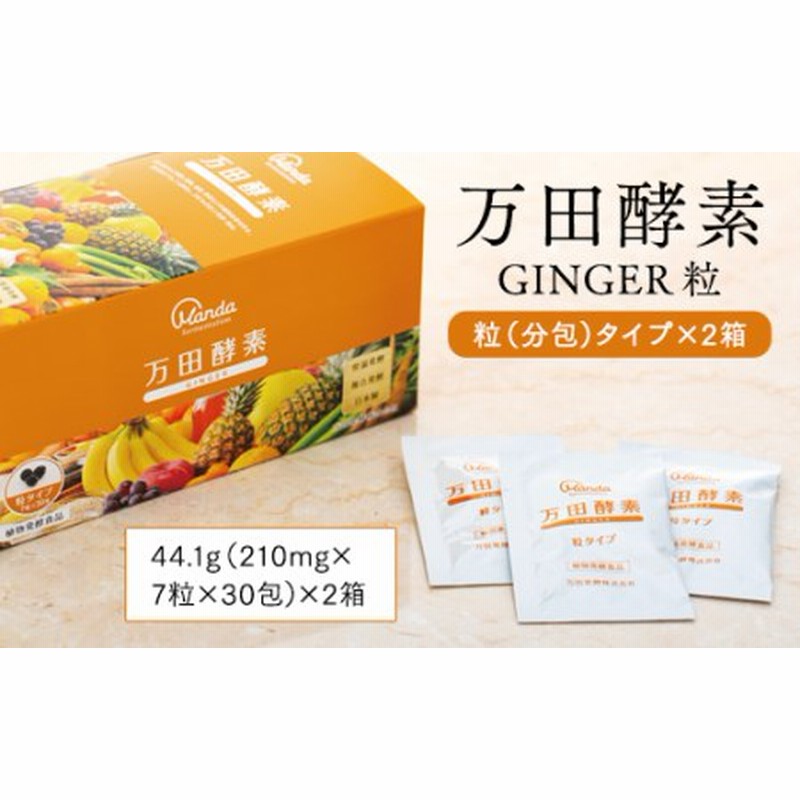 売買 万田酵素GINGER 粒タイプ ×2箱 nakedinjamaica.com