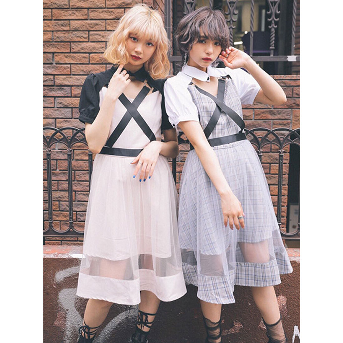 バブルス Bubbles クロスストラップチュールコンビワンピース ベージュ 通販 Lineポイント最大get Lineショッピング