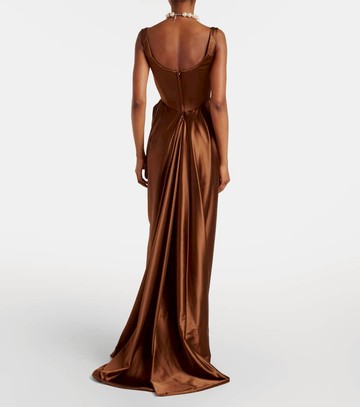 Vivienne Westwood Nova Camille satin corset gown