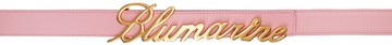 Blumarine 粉色徽标腰带