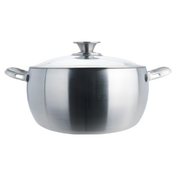 Hi CHEF 掌廚 316不鏽鋼歐式七層導磁湯鍋 無鉚釘好清潔 MIT台灣製造  24cm  1個