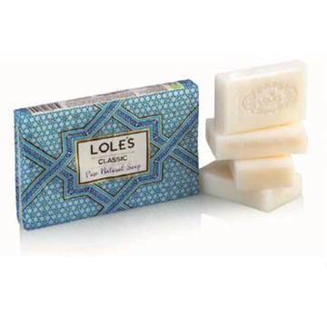 【任選】LOLES 土耳其嫩膚浴皂 150g x 4入組-經典/薰衣草