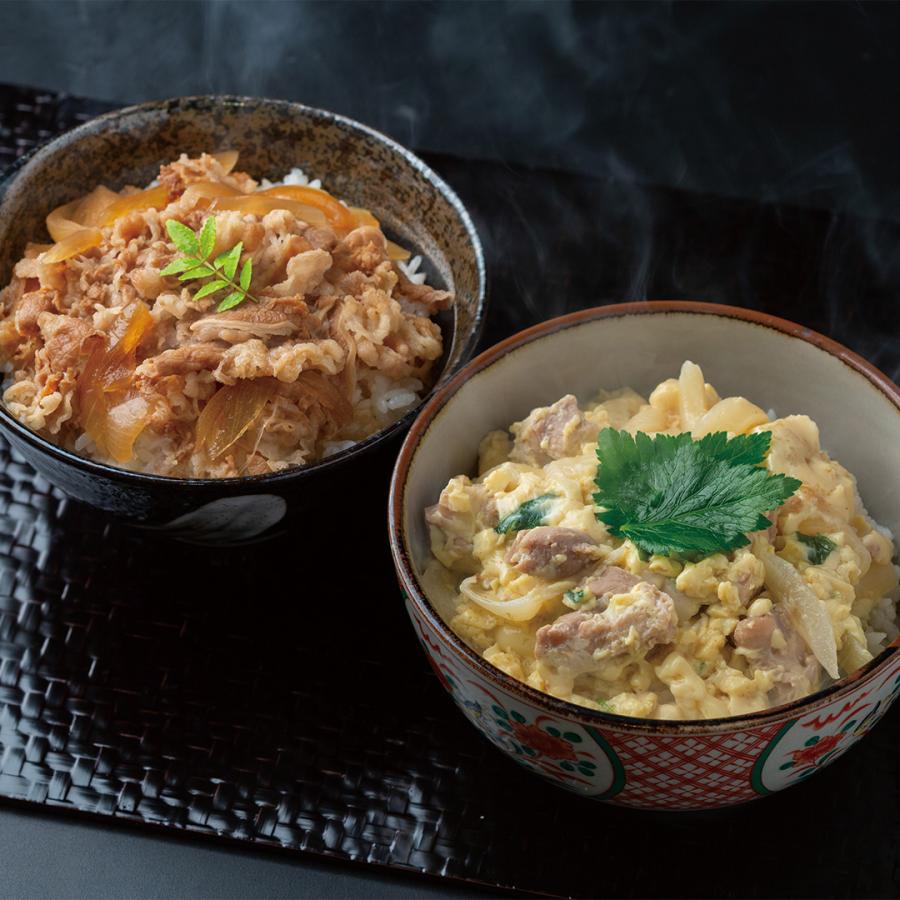 徳島 「吟月」 簡単ふんわり親子丼と牛丼の具 親子丼の具150g×5、牛丼の具120g×5 計10食 