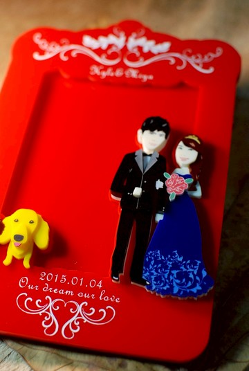 客製化甜蜜新人相框