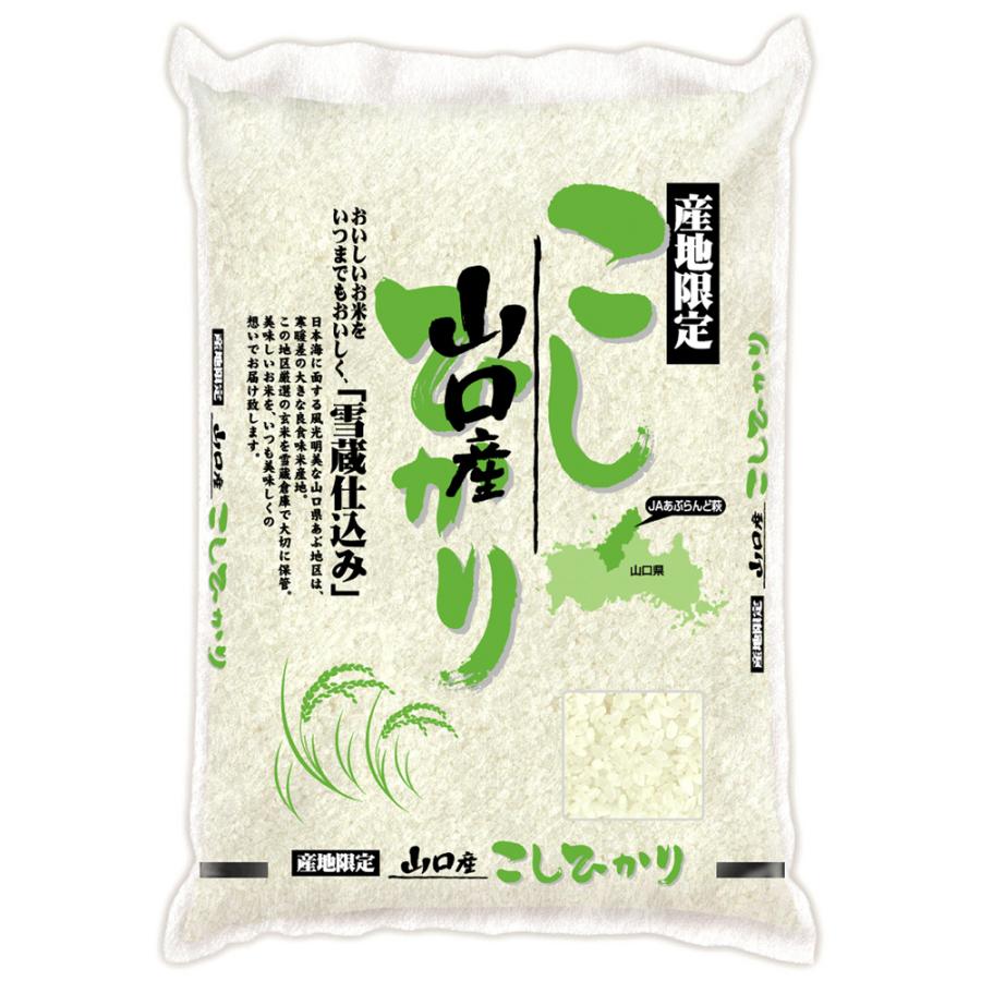 山口 雪蔵仕込 山口県産 コシヒカリ 2kg×2 お米 お取り寄せ お土産 ギフト プレゼント 特産品