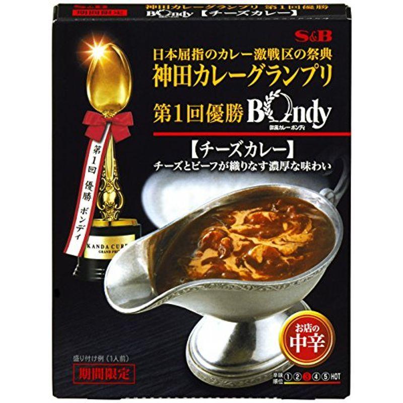 神田カレーグランプリ 欧風カレーボンディ チーズカレー お店の中辛 180g×5個