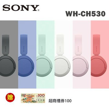 SONY WH-CH530藍牙耳罩式耳機