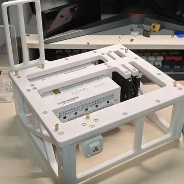 開放式機箱 開放式機殼 matxitx機架機箱開放式電腦3d打印主闆尺寸235*205以內
