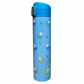 miffy 米飛 不鏽鋼保冷保溫水壺(B款/600ML)  B款 藍色  600ml  1個