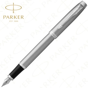 PARKER 新IM 經典 鋼桿白夾 F尖 鋼筆