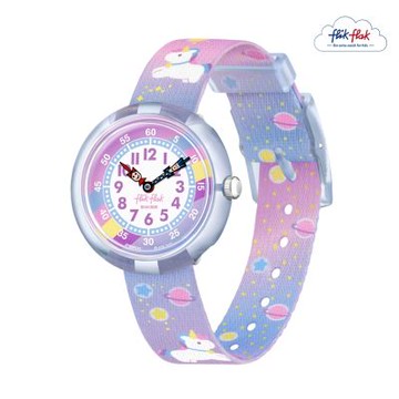 FlikFlak 兒童手錶 CUDDLY UNICORN 兒童禮物/安全防水/瑞士製造 FBNP213FBNP213 (31.85mm)