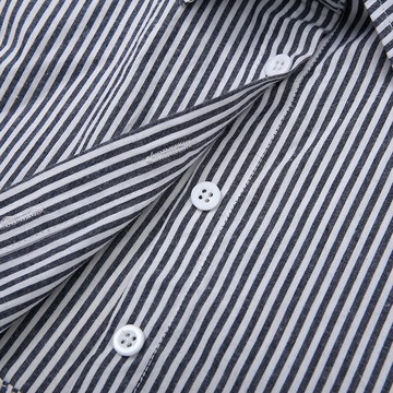 【巴黎精品】現貨+預購 假領子襯衫領片(百搭條紋尖領棉質女裝配件a1gg72)