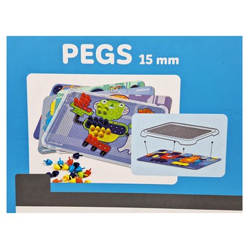 Miniland 小拼豆幼童學習組 10mm  1盒  150顆