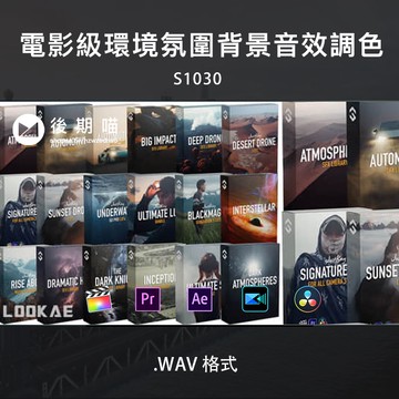 电影级环境氛围背景音效LUTs视频调色预设包 The Master Bundle LUTs