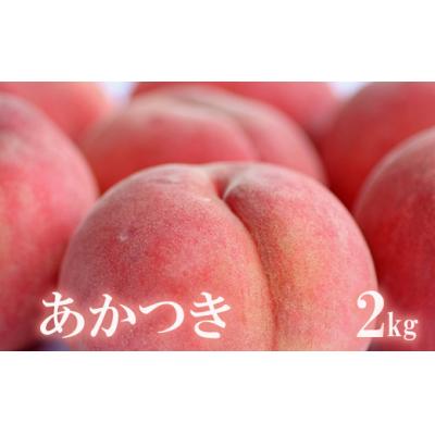 ふるさと納税 福島市 もも　あかつき2kgNo.2359