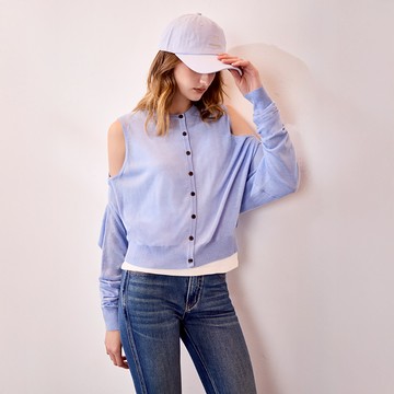 三穿綁帶針織上衣(2色)