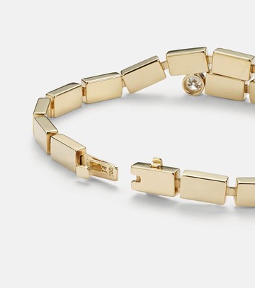 Ileana Makri 18kt gold bracelet with diamonds