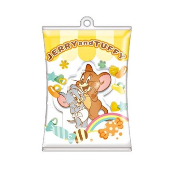 小禮堂 Tom&Jerry 湯姆貓嶼傑利鼠 造型鑰匙圈 (糖果款)