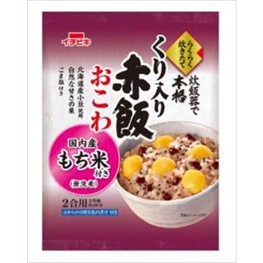 送料無料 イチビキ らくらく炊きたてくり入り赤飯おこわ 463g×12個