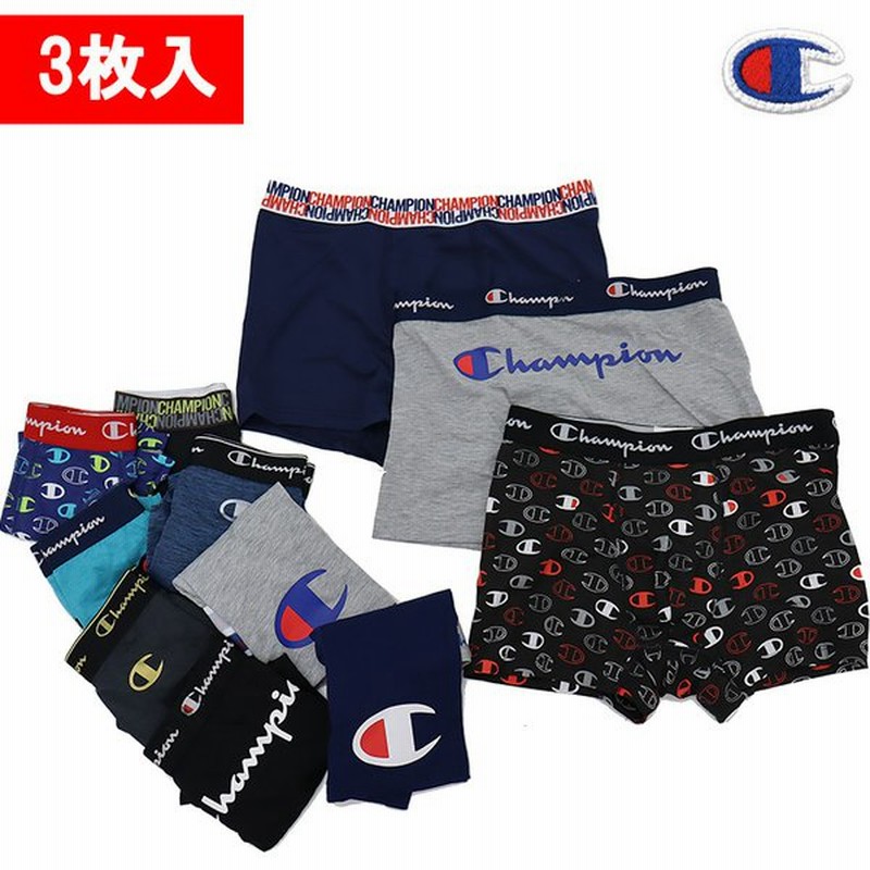 Champion チャンピオン 3枚セット 第2弾 ボクサーパンツ メンズ 福袋 インナー 前とじ ストレッチ 通販 Lineポイント最大0 5 Get Lineショッピング