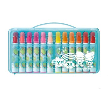 雄獅 功夫鴨 36色 彩色筆 外盒顏色隨機出貨 /盒 CFM-36B【APP滿額下單10%點數(單一帳號最高5000點)】1/31止