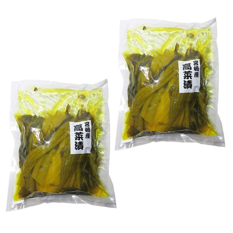  宮崎産 高菜漬 500g ×2個