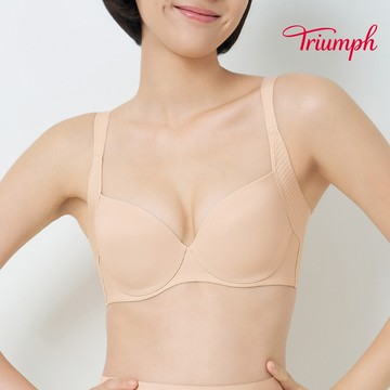 黛安芬-裸感系列 舒弧鋼圈內衣 輕塑款 C-D 輕裸膚｜E004457 NZ