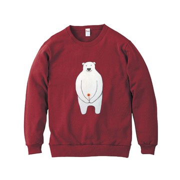 kami圓領長䄂中性大學T | 北極熊