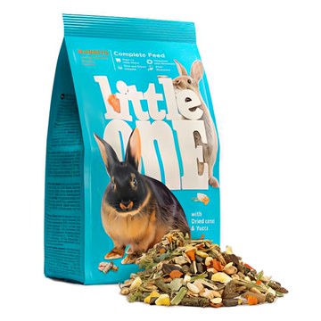 Little One 成兔飼料 含乾燥胡蘿蔔和絲蘭  2.3kg  1包