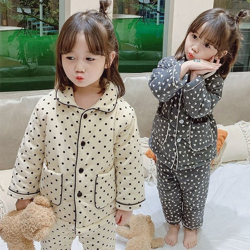 パジャマ ルームウェア 韓国子供服 くま くま柄 90 子供服 男の子 女の子 ランキングや新製品