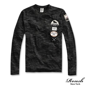 Roush 美式多貼布設計雲霧棉長T 2.0(2411729)