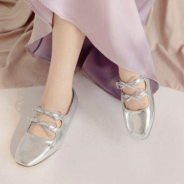 OB嚴選 氣質雙蝴蝶結芭蕾舞鞋 《SA045》現貨