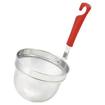 KAI 貝印 House 不鏽鋼萬能濾網杓 耐熱溫度110度  26 x 12 x 1cm  紅色  1個