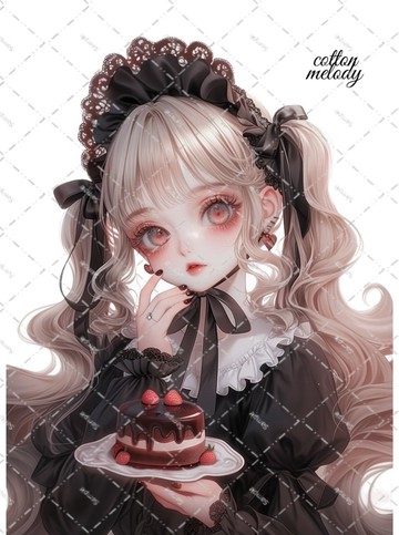 original sticker no.2226 人物貼紙 原創貼紙 原創人物貼紙 裝飾貼紙 cotton melody