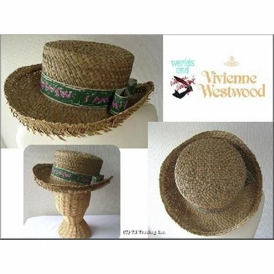 ヴィヴィアンウエストウッドワールズエンドVivienne Westwood Straw John-Bull hat限定 麦わら ジョンブル・ハット |  LINEブランドカタログ