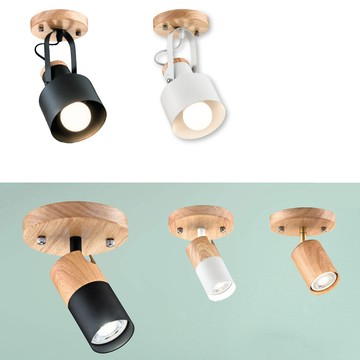 原木系列可調角度吸頂燈H04-48-3461、3462、3463、3464、3465