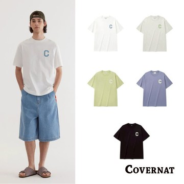 [COVERNAT]25SS 圓領短袖大學t 素色美式t 男女同款夏季薄款休閒T恤 打底衫（多色任選）