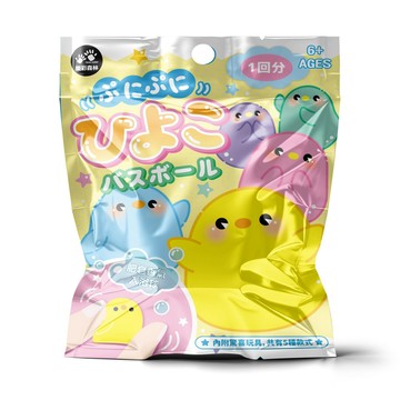 日式療癒泡澡入浴球50g繽紛小雞