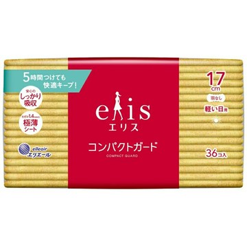 elis 愛麗思GO出色極致薄衛生棉-日用(17cm-36片) [大買家]