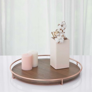 camino｜JOSE 圓形原木托盤 置物盤