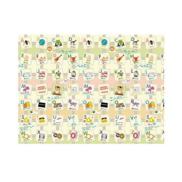 韓國abc學習無毒可折式攜帶型0.5cm遊戲墊/野餐墊/爬爬墊