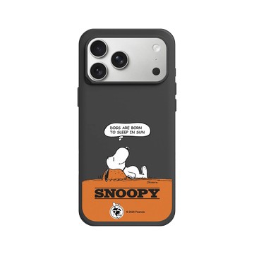 iPhone 17 Pro Max SolidX 黑 - 史努比 Snoopy 75th Anniversary - 75週年-休息一下