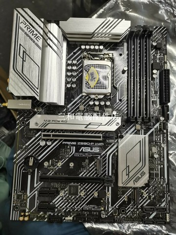 華碩Z590-P WIFI 主板 有檔板 實物拍攝 儲存 版衝刺 多任務處理 玩家 創作者 硬體愛好【三和電腦配件店】